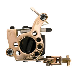 Bronze T Dial Tattoo Machine