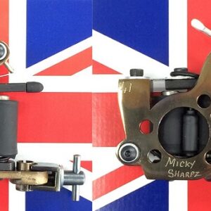 Stainless Steel Micro Dial & T Dial Tattoo Machine - Oil Blacked