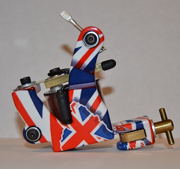MkIV Hornet Tattoo Machine - Union Jack Design