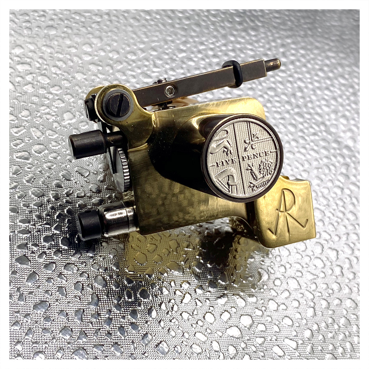 SIDESHIFT Rotary Tattoo Machine - BRASS EDITION
