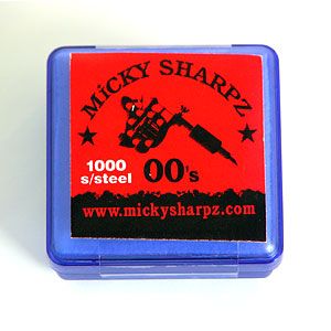 Sharpz Stainless Steel Tattoo Needles Size '00'