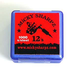Sharpz Stainless Steel Tattoo Needles Size '12'